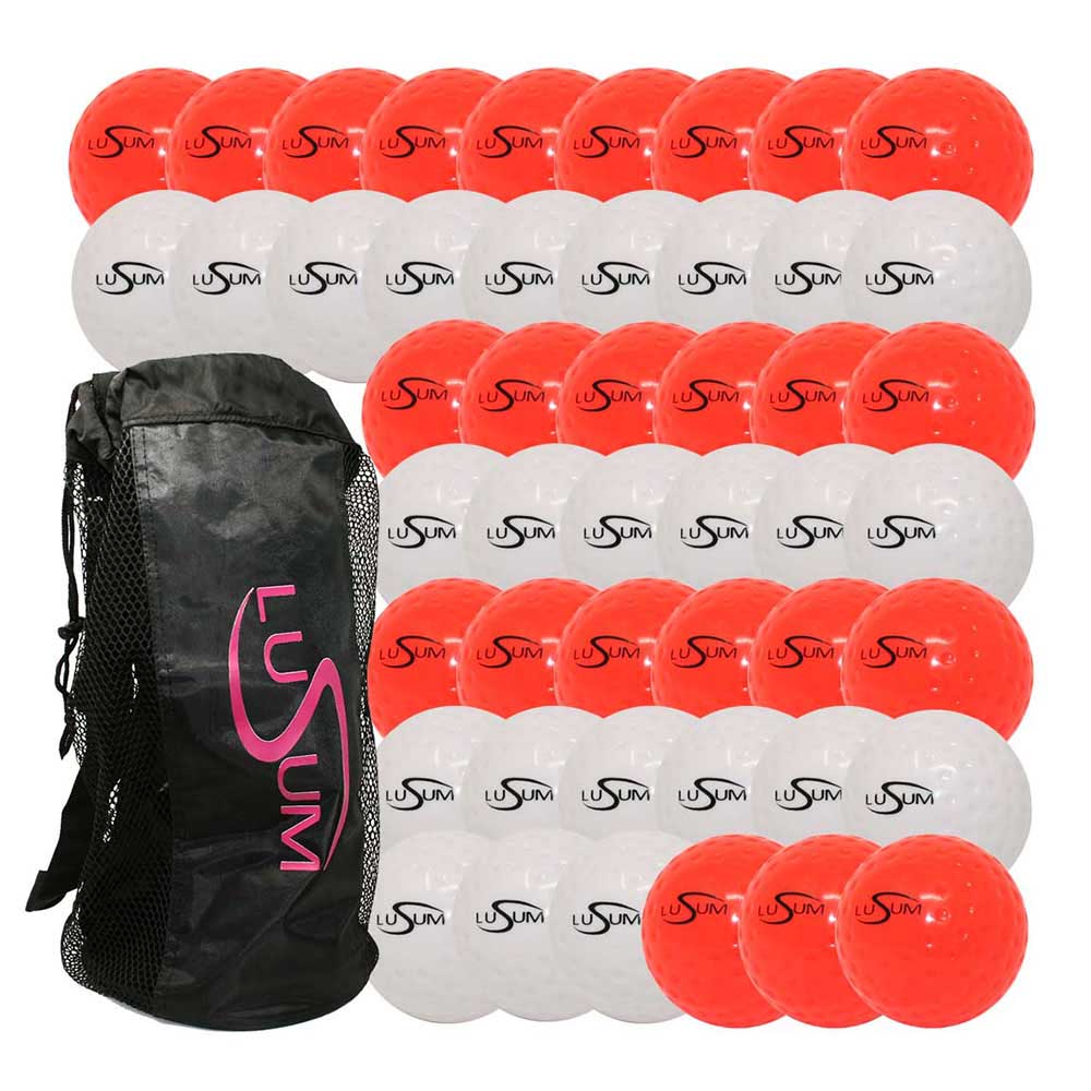 Buy 48 x Dimple Hockey Training Balls Ball Bag