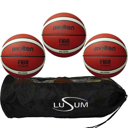 Molten 3 Ball Basketball Pack