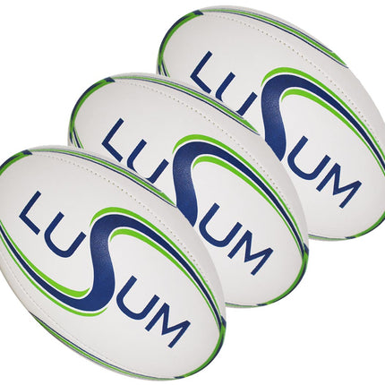 Lusum Munifex Rugby Ball 3 Pack