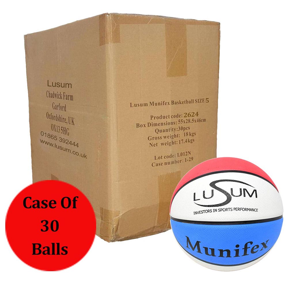 Rubber Basketball Case 30 Basketball Combo