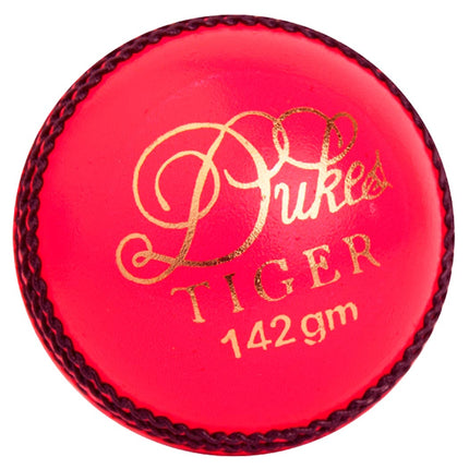 Dukes Tiger Cricket Ball Orange or Pink 4.75oz