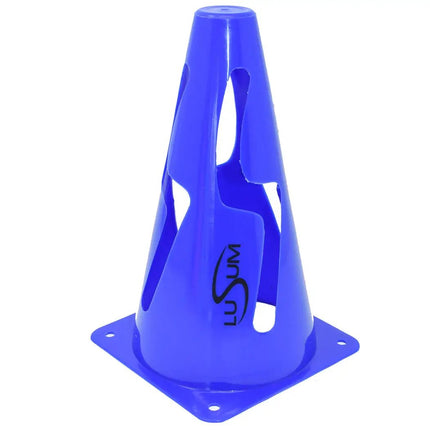 12 x Lusum 225mm Collapsible Safety Cones