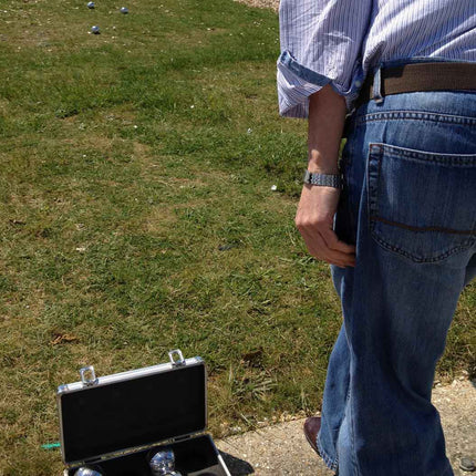 Boules in a Metal Box