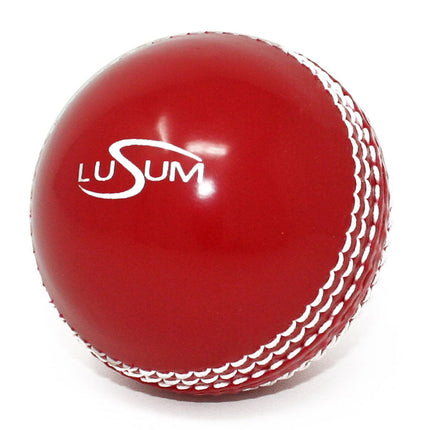 Lusum Safety Cricket Ball Red Youth