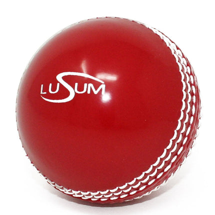 Lusum Safety Cricket Ball Red Adult